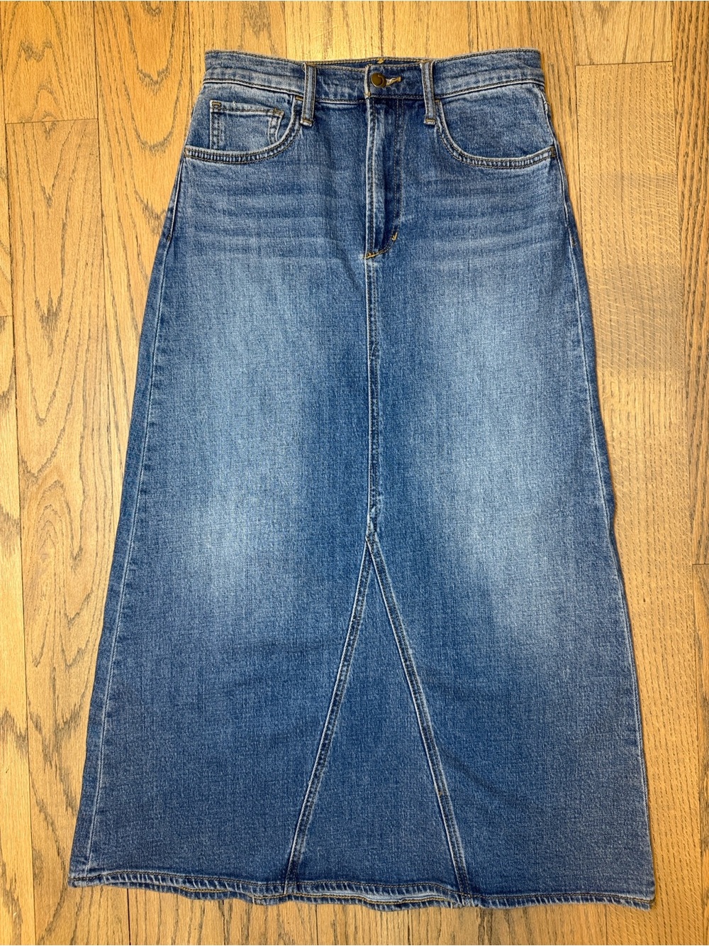 Joe’s The Elyssa Blue Denim Midi Maxi Women’s Skirt Size 26 - Picture 3 of 14